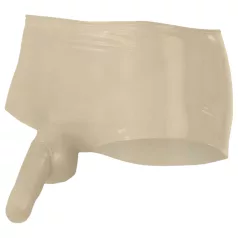   LATEX - bokseršorti ar dzimumlocekļa apvalku, naturāla krāsa