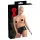 LATEX - sieviešu biksītes ar maksts prezervatīvu melnas - L