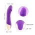 Mrow Real Lover - uzlādējams ūdensizturīgs realistisks vibrators violets