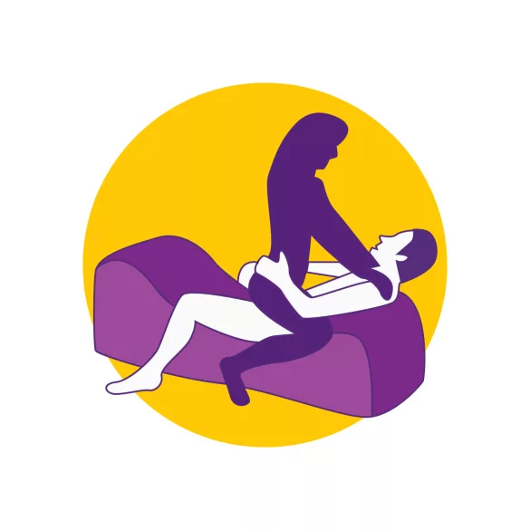 Desirel Magic Pillow - Uzpūšams seksa dīvāns - liels (zils)