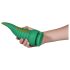OgazR Octopuss - astoņkāja dildo - 21 cm (zaļš-dzeltens)