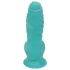 OgazR dildo ar izciļņiem 17 cm zils balts