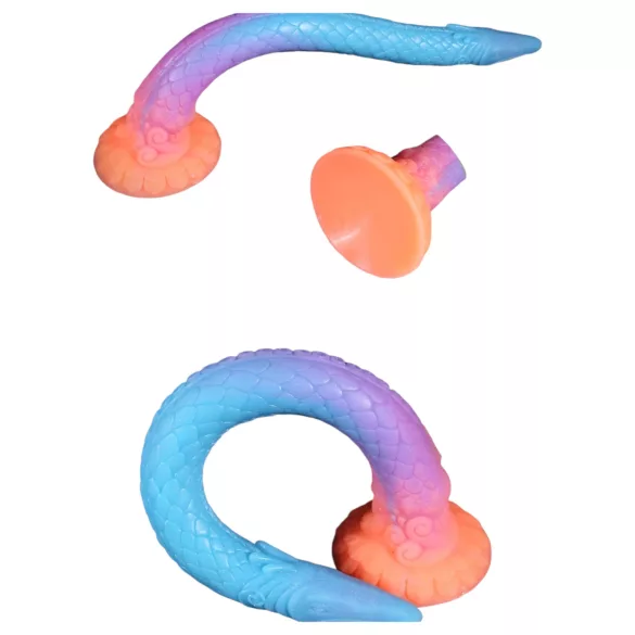 OgazR XXL fosforescējošs anālais dildo 47 cm rozā