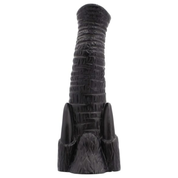 AnimHole Djumbo - zilonis snuķa dildo - 18cm (melns)