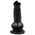 Animalorny - suņu formas dildo 12 cm melns
