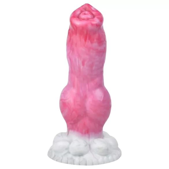 Animalorny Buldog - suņa dzimumlocekļa formas dildo 17cm rozā