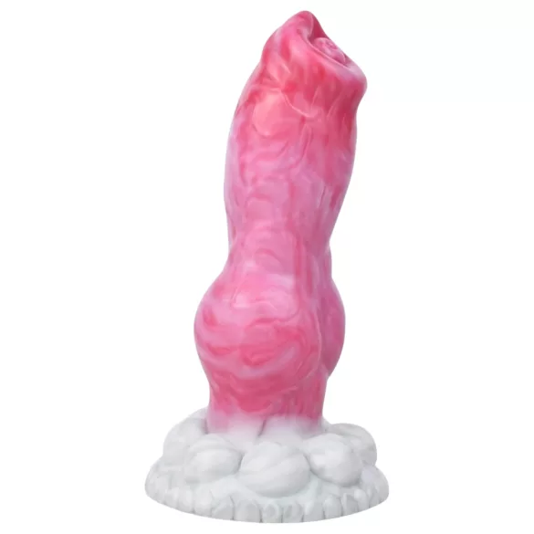 Animalorny Buldog - suņa dzimumlocekļa formas dildo 17cm rozā
