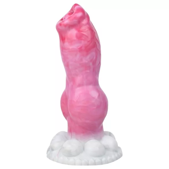 Animalorny Buldog - suņa dzimumlocekļa formas dildo 17cm rozā