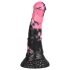 Bad Horse - silikona zirgu dzimumlocekļa dildo - 18cm (melns-rozā)