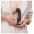 Strap-on-me strap-on dildo ar piesūcekni, izliekts, melns, S izmērs