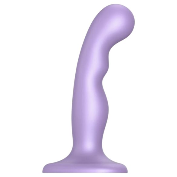 Strap-on-me strap-on dildo ar piesūcekni, izliekts, violets, S izmērs