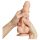 Strap-on-me M - divslāņu, ar piesūcekni dildo (dabīgais)
