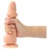 Strap-on-me M - divslāņu, ar piesūcekni dildo (dabīgais)