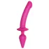 Strap-on-me Switch daļēji reālistisks XXL - 2‑in‑1 dildo (rozā)