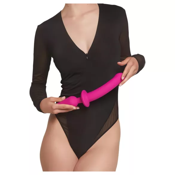 Strap-on-me Switch daļēji reālistisks XXL - 2‑in‑1 dildo (rozā)