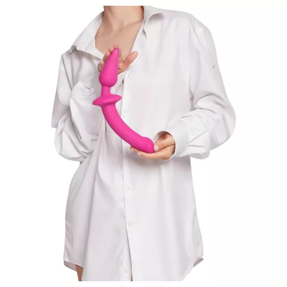 Strap-on-me Switch daļēji reālistisks XXL - 2‑in‑1 dildo (rozā)