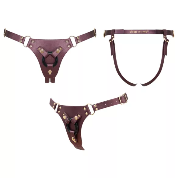 Strap-on-me - apakšveļa dildēm, XS-XXL (brūna)