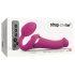Strap-on-me M - liekams viļņu vibrators (rozā)