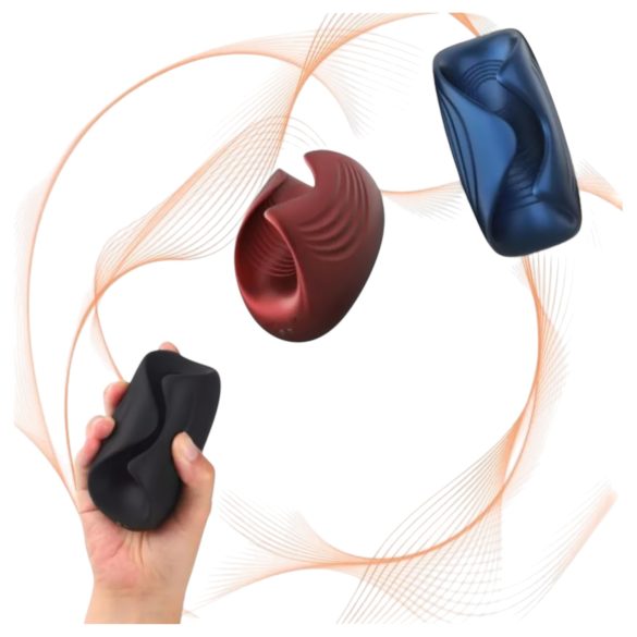 ManWan Sub.One - uzlād./vnt slikātrs masturbators (melns)