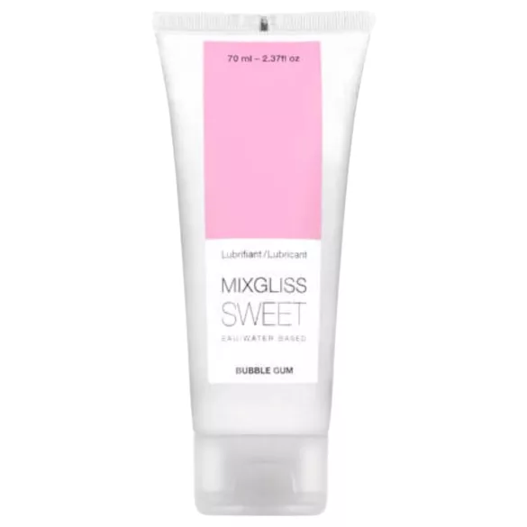 Mixgliss Sweet Bubble Gum - ūdens bāzes lubrikants - košļājamā gumija (70ml)