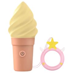 Love to Love Cand Ice - bezvadu klitora vibrators (vanilas)