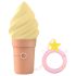 Love to Love Cand Ice - bezvadu klitora vibrators (vanilas)