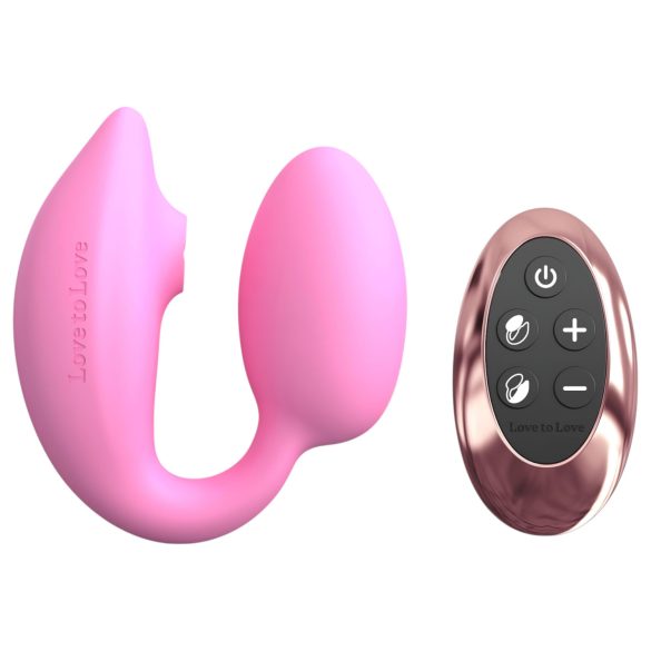 Love to Love Wonderlover - klitora stimulators un G-punkta vibrators (rozā)
