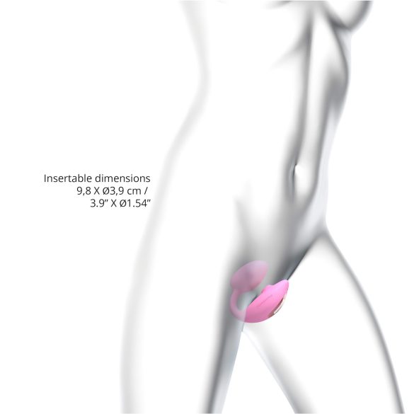 Love to Love Wonderlover - klitora stimulators un G-punkta vibrators (rozā)