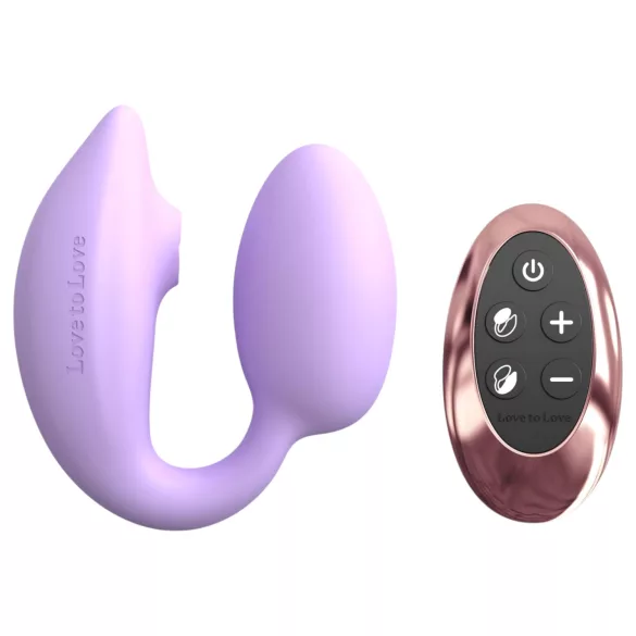 Love to Love Wonderlover - klitora stimulators G punkta vibrators (violets)