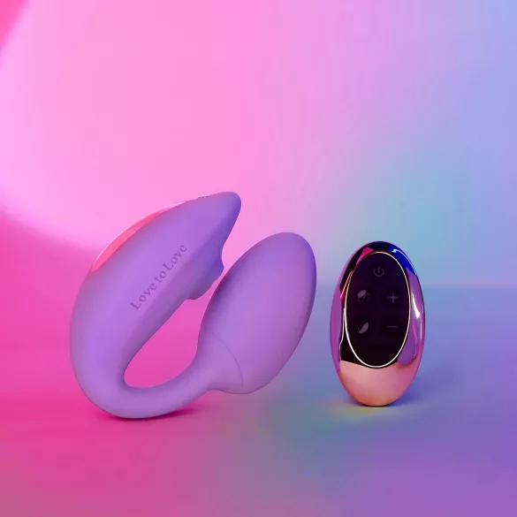 Love to Love Wonderlover - klitora stimulators G punkta vibrators (violets)