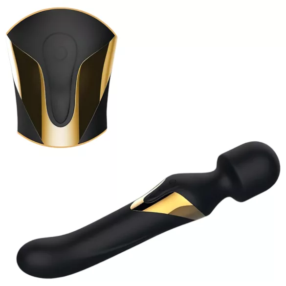 Dorcel divi vienā masāžas vibrators Dual Orgasms Gold melns