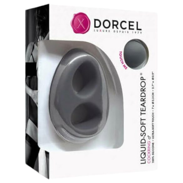 Dorcel Zīdaini Mīksts Asara Gredzens - pelēks