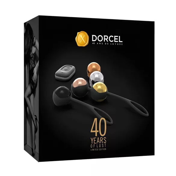 Dorcel Training Balls - radio vadāms, regulējams geišas bumbiņu komplekts