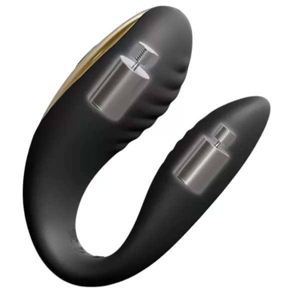 Dorcel pāra vibrators ar akumulatoru tālvadību melns