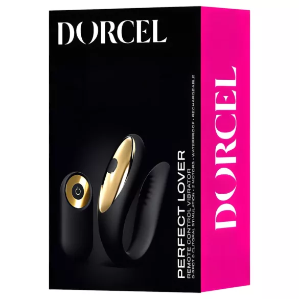 Dorcel pāra vibrators ar akumulatoru tālvadību melns