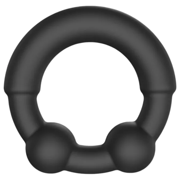 Dorcel Stronger Ring - metāla elementi erekcijas gredzens melns