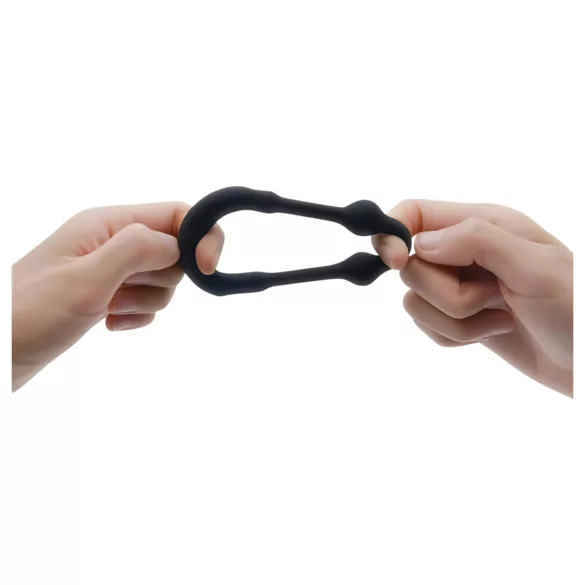 Dorcel Stronger Ring - metāla elementi erekcijas gredzens melns