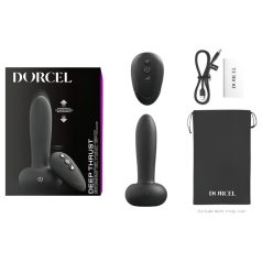Dorcel Deep Thrust - melnais vibrators