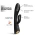 Dorcel Flexi Rabbit - sildošs klitora vibratoru (melns)