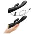Dorcel Flexi Rabbit - sildošs klitora vibratoru (melns)