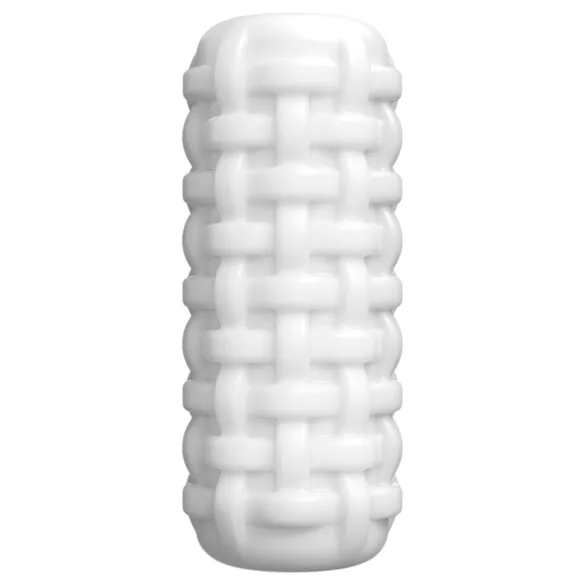 Dorcel Cup Tight - masturbators vīriešiem ar pērļotu kanālu (balts)