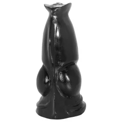AnimHole Wolf - dildo dzimumloceklis 21 cm melns