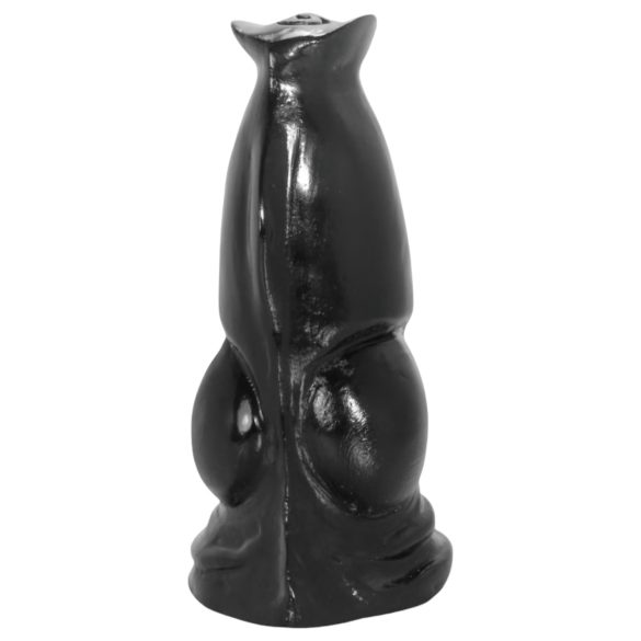 AnimHole Wolf - vilku dzimumlocekļa dildo - 21cm (melns)