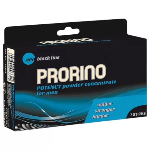 HOT - PRORINO pulveris - uztura bagātinātājs vīriešiem (7 gab.)