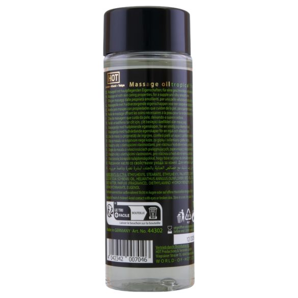 HOT masāžas eļļa ķermenim tropisko augļu aromāts 100ml