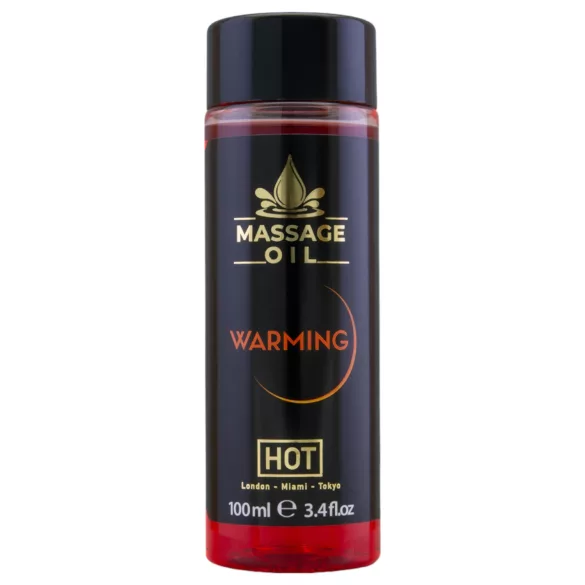 HOT masāžas eļļa ar sildošu efektu 100ml