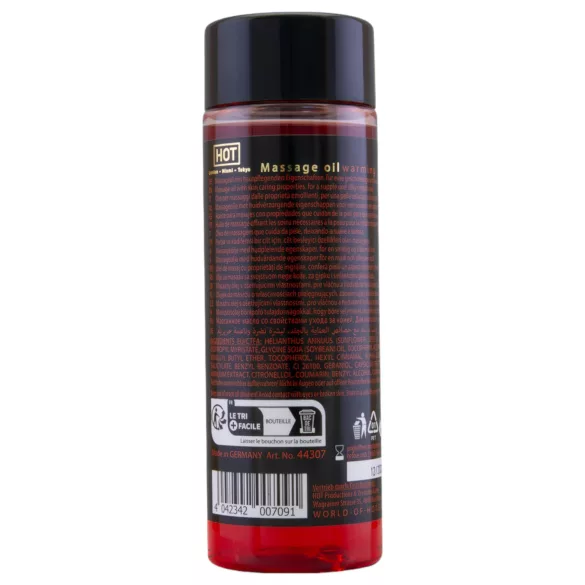 HOT masāžas eļļa ar sildošu efektu 100ml