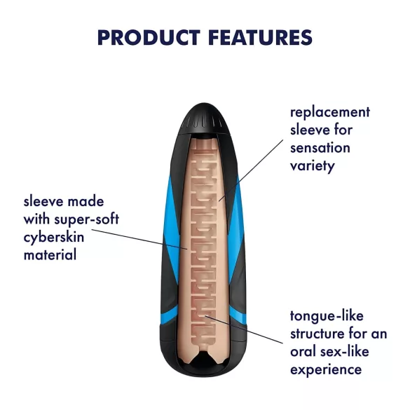 Satisfyer masturbatora uzliktnis Lusty Tongues inserts