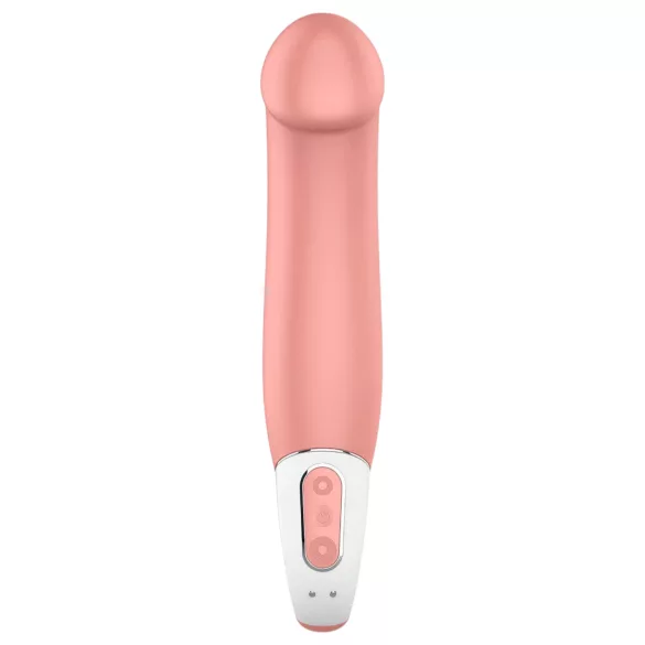 Satisfyer Master - ūdensizturīgs uzlādējams vibrators naturālās krāsas