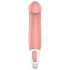 Satisfyer Master - ūdensizturīgs uzlādējams vibrators naturālās krāsas